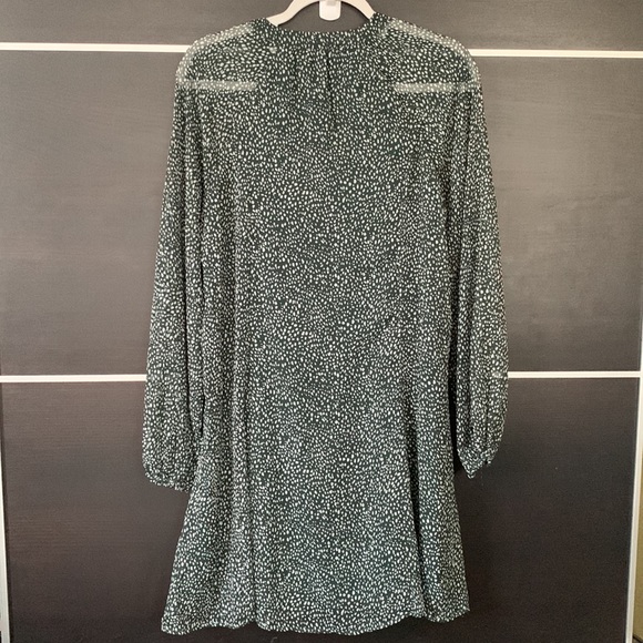 Joie Artic Animal Print Balloon Long Sleeve Dress - Picture 9 of 15